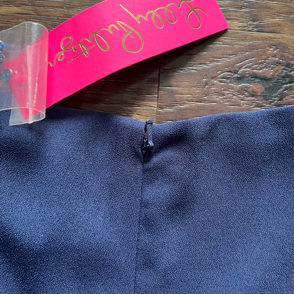 NWT Lilly Pulitzer Penelope shift blue embellished bling embroidered dress 6 - Picture 11 of 11